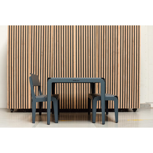 Weltevree Tabouret Bended gris bleu - MODÈLE D’EXPOSITION Weltevree Tabouret Bended gris bleu - MODÈLE D’EXPOSITION
