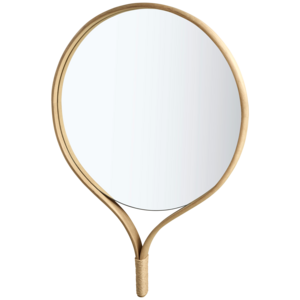 Bolia Racquet spiegel rond gezeept eiken 70 x H 101 - TOONZAALMODEL