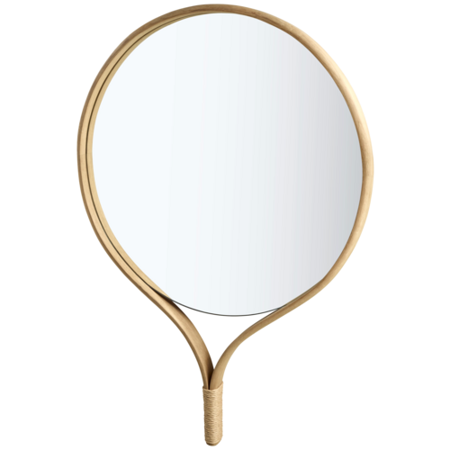 Bolia Racquet spiegel rond gezeept eiken 70 x H 101 - TOONZAALMODEL