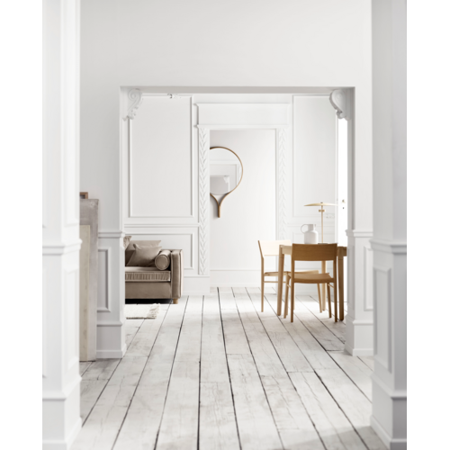 Bolia Racquet spiegel rond gezeept eiken 70 x H 101 - TOONZAALMODEL