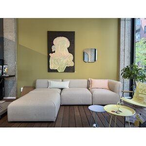 Bolia Arke outdoor sofa poef + 2x eenzit + hoek rechts Brezza sand - TOONZAALMODEL