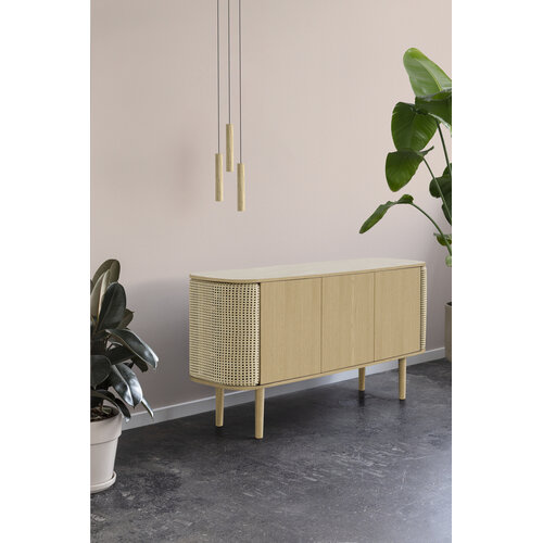 Umage Copy of Treasures dressoir 3 deuren eikenhout stof white sands Umage Copy of Treasures dressoir 3 deuren eikenhout stof white sands