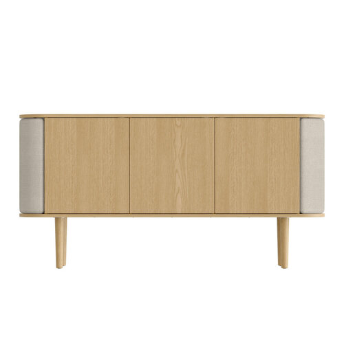 Umage Copy of Treasures dressoir 3 deuren eikenhout stof white sands Umage Copy of Treasures dressoir 3 deuren eikenhout stof white sands