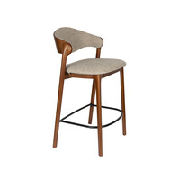 Babington counterstoel walnoot
