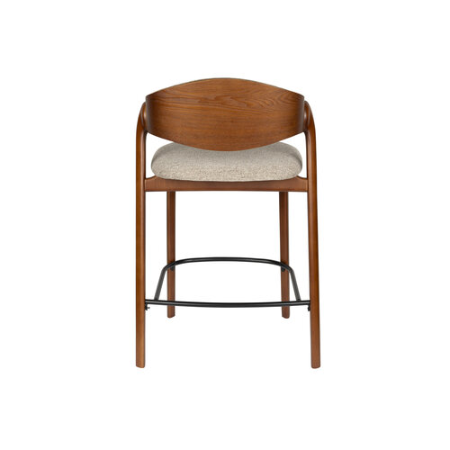 Dutchbone Babington counterstoel walnoot Dutchbone Babington counterstoel walnoot