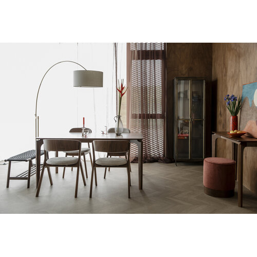 Dutchbone Bellevue poef rood Dutchbone Bellevue poef rood