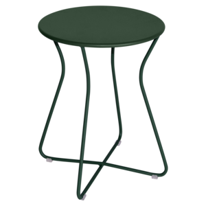 Fermob Tabouret Cocotte en métal Vert cèdre Ø 34 x H 45 cm