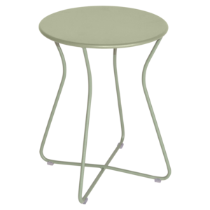 Fermob Tabouret Cocotte en métal vert tilleul Ø 34 x H 45 cm