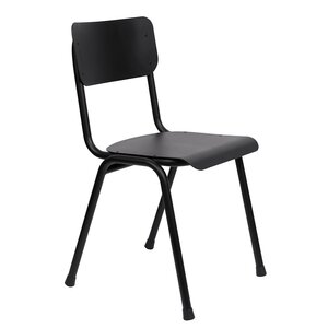 Zuiver Chaise de jardin Back to School noire Zuiver Chaise de jardin Back to School noire