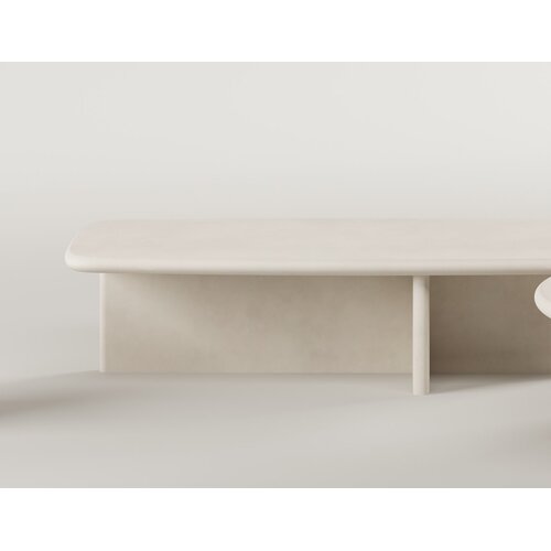 Paul Rogers Mollis salontafel rechthoekig - Mortex salt 90 x 45 cm - TOONZAALMODEL Paul Rogers Mollis salontafel rechthoekig - Mortex salt 90 x 45 cm - TOONZAALMODEL