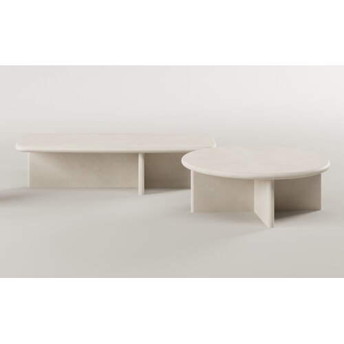 Paul Rogers Mollis salontafel rechthoekig - Mortex salt 90 x 45 cm - TOONZAALMODEL Paul Rogers Mollis salontafel rechthoekig - Mortex salt 90 x 45 cm - TOONZAALMODEL