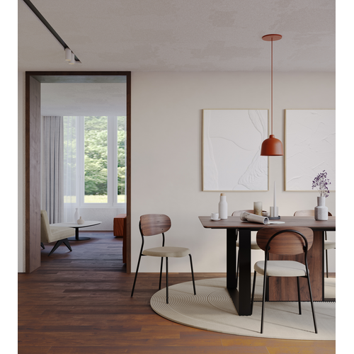 Paul Rogers Oona eetkamerstoel - zwart frame - gerookte walnoot rug - stof ACT-02 Ascot Pearl - TOONZAALMODEL Paul Rogers Oona eetkamerstoel - zwart frame - gerookte walnoot rug - stof ACT-02 Ascot Pearl - TOONZAALMODEL