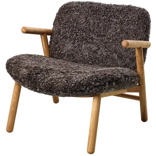 Bolia Cosh fauteuil lage rugleuning - oiled oak, vella dark brown Bolia Cosh fauteuil lage rugleuning - oiled oak, vella dark brown