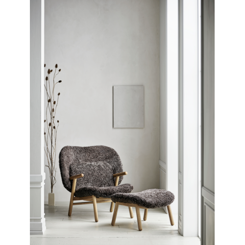 Bolia Cosh voetenbankje - oiled oak, vella dark brown Bolia Cosh voetenbankje - oiled oak, vella dark brown