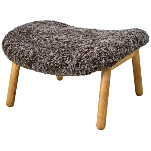 Bolia Cosh voetenbankje - oiled oak, vella dark brown Bolia Cosh voetenbankje - oiled oak, vella dark brown