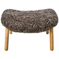 Cosh voetenbankje - oiled oak, vella dark brown