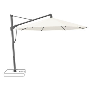 Glatz Parasol déporté Sombrano S+ structure anthracite, tissu classe 2, blanc cassé 158 Glatz Parasol déporté Sombrano S+ structure anthracite, tissu classe 2, blanc cassé 158