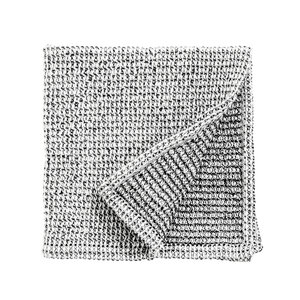 nordal Lavette gaufrée Nordal sel/poivre 30 x 30 cm