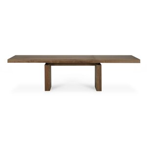 Ethnicraft Double uitschuifbare eettafel teak 200/300 x 100 Ethnicraft Double uitschuifbare eettafel teak 200/300 x 100