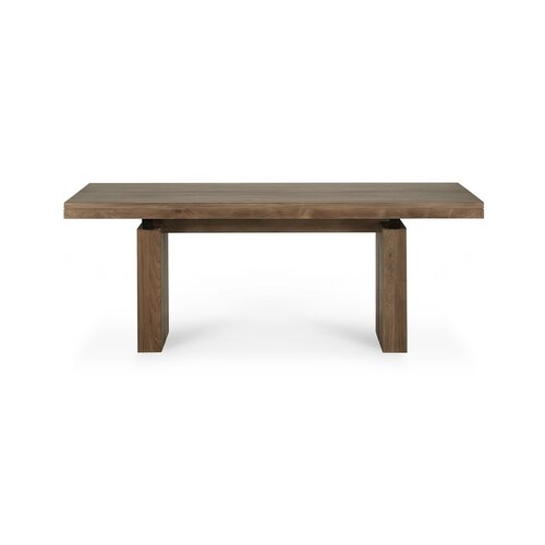 Ethnicraft Double uitschuifbare eettafel teak 200/300 x 100 Ethnicraft Double uitschuifbare eettafel teak 200/300 x 100