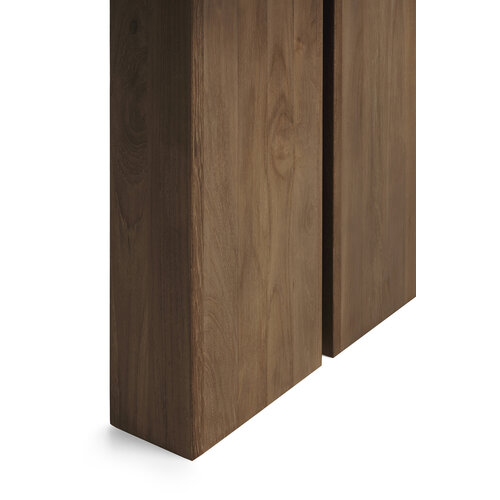 Ethnicraft Double uitschuifbare eettafel teak 200/300 x 100 Ethnicraft Double uitschuifbare eettafel teak 200/300 x 100