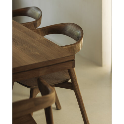Ethnicraft Double uitschuifbare eettafel teak 200/300 x 100 Ethnicraft Double uitschuifbare eettafel teak 200/300 x 100