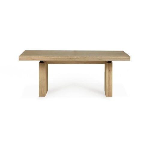 Ethnicraft Double uitschuifbare eettafel eik 200/300 x 100 Ethnicraft Double uitschuifbare eettafel eik 200/300 x 100