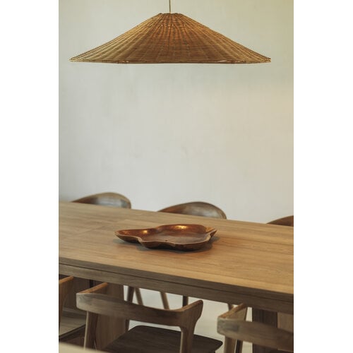 Ethnicraft Double uitschuifbare eettafel eik 200/300 x 100 Ethnicraft Double uitschuifbare eettafel eik 200/300 x 100