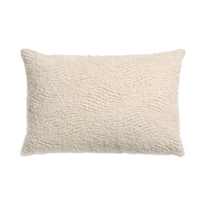 Ethnicraft Coussin rectangulaire Ethnicraft Wave blanc cassé 60 x 40 cm Ethnicraft Coussin rectangulaire Ethnicraft Wave blanc cassé 60 x 40 cm