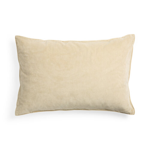 Ethnicraft Velvet kussen sand rechthoekig