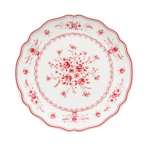 COSTA NOVA Vila dessertbord wit rood 21 cm