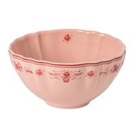 Vila bowl roze rood 16 cm