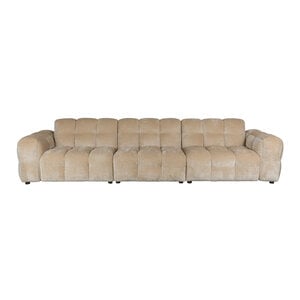 Dutchbone Hackman sofa 4,5 zit velours beige