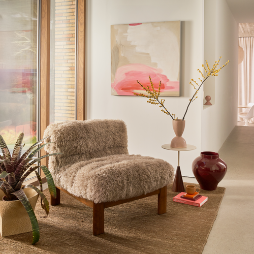 Urban Nature Culture Poodle hair loungestoel Urban Nature Culture Poodle hair loungestoel