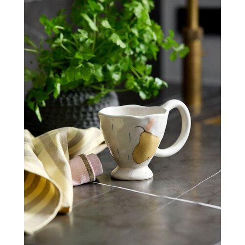 nordal Rafu keukenhanddoek gestreept geel/beige nordal Rafu keukenhanddoek gestreept geel/beige