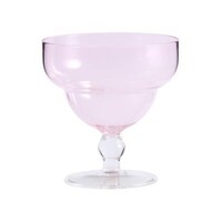 Crocus glas/ ijscoupe rose