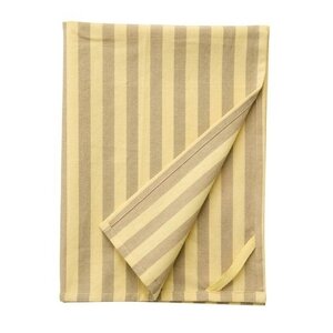 nordal Torchon rayé Nordal RAFU jaune/beige 70 x 50 cm nordal Torchon rayé Nordal RAFU jaune/beige 70 x 50 cm