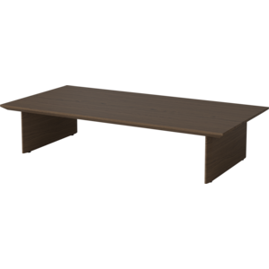 Bolia Table basse Bolia Podi en chêne huilé foncé 120 x 60 x H 25 cm Bolia Table basse Bolia Podi en chêne huilé foncé 120 x 60 x H 25 cm