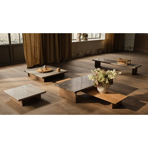 Bolia Podi salontafel donker geolied eikenhout 120 x 60 x H 25