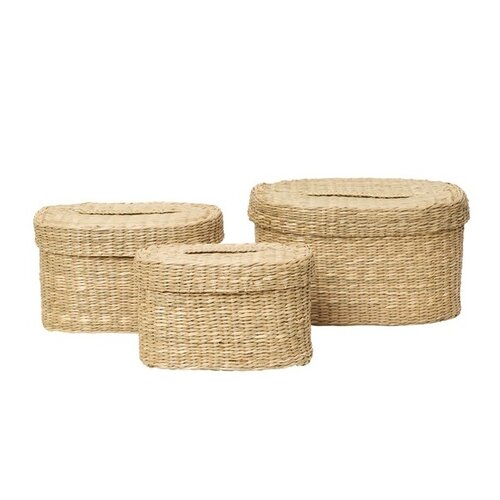 Broste Copenhagen Gaby mand W 30 x L 20 - set van 3 Broste Copenhagen Gaby mand W 30 x L 20 - set van 3
