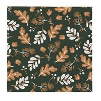 Forest leaves papieren servetten green / burned orange - set van 20