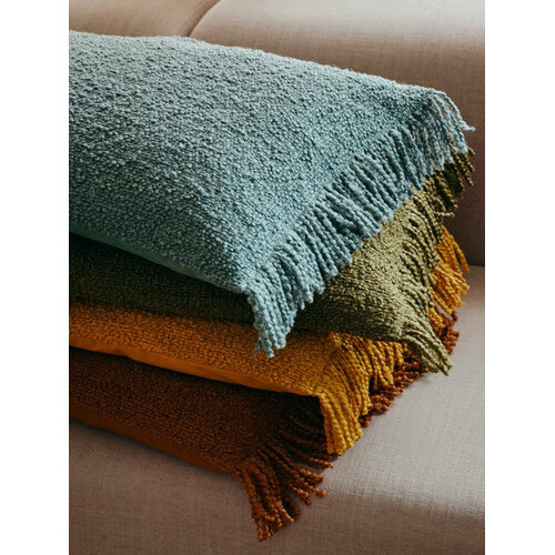 Broste Copenhagen Fria kussen teal 60 x 40 Broste Copenhagen Fria kussen teal 60 x 40