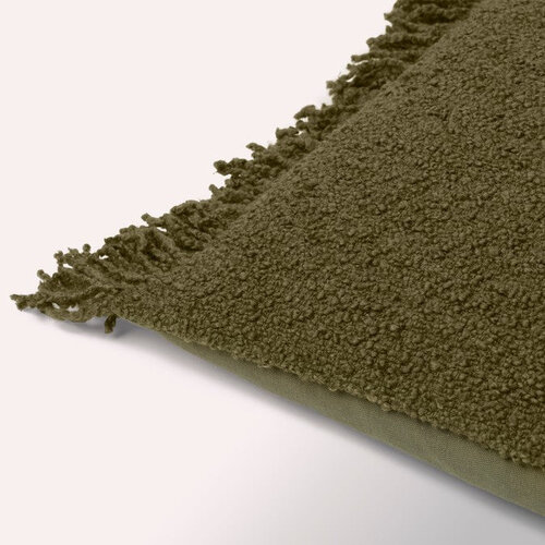 Broste Copenhagen Fria kussen winter moss 60 x 40 Broste Copenhagen Fria kussen winter moss 60 x 40