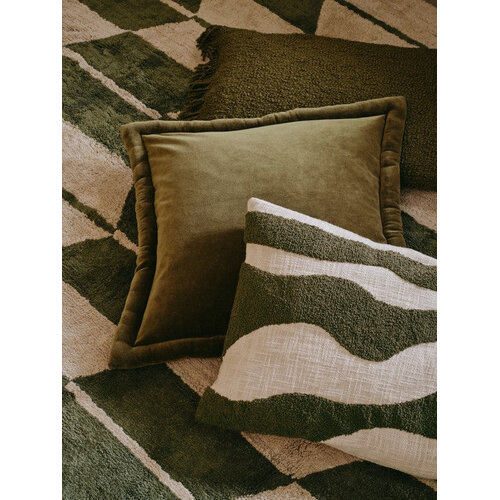 Broste Copenhagen Fria kussen winter moss 60 x 40 Broste Copenhagen Fria kussen winter moss 60 x 40