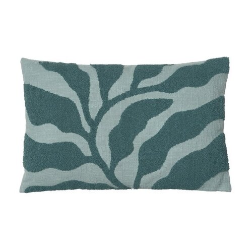 Broste Copenhagen Delia kussen Teal/Light Sage Broste Copenhagen Delia kussen Teal/Light Sage