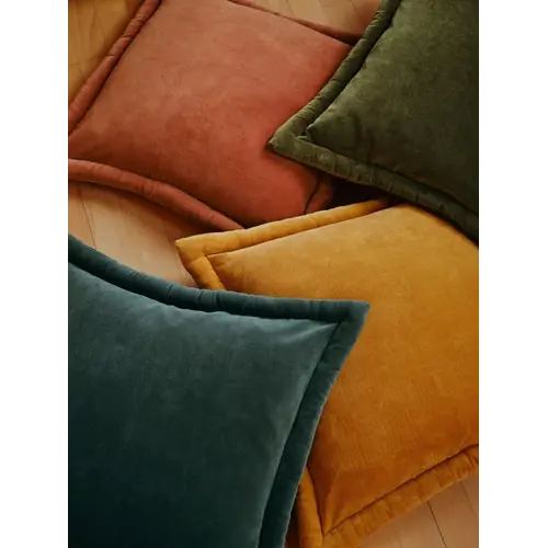 Broste Copenhagen Viola kussen teal 50 x 50 Broste Copenhagen Viola kussen teal 50 x 50