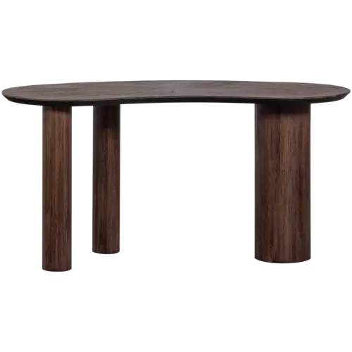 WOOOD Sun organische bureautafel gerecycleerde teak bruin WOOOD Sun organische bureautafel gerecycleerde teak bruin