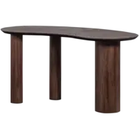 Sun organische bureautafel gerecycleerde teak bruin