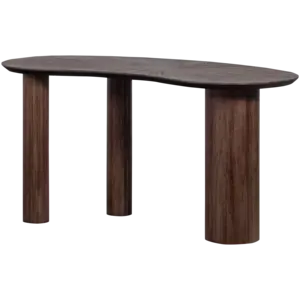 WOOOD Sun organische bureautafel gerecycleerde teak bruin WOOOD Sun organische bureautafel gerecycleerde teak bruin