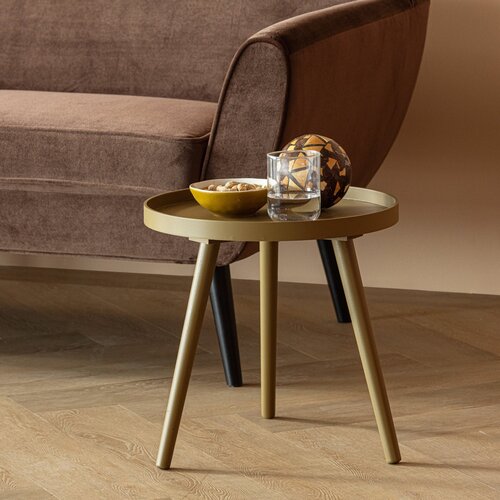 WOOOD Sasha table d'appoint Ø 41 cm bois jaune miel WOOOD Sasha table d'appoint Ø 41 cm bois jaune miel